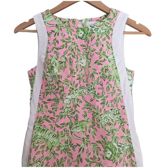 Women's - Lilly Pulitzer Beckler Shift Dress in Rousseau Pink, Size 00 - Picture 3 of 10